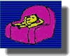 person on couch sleeping