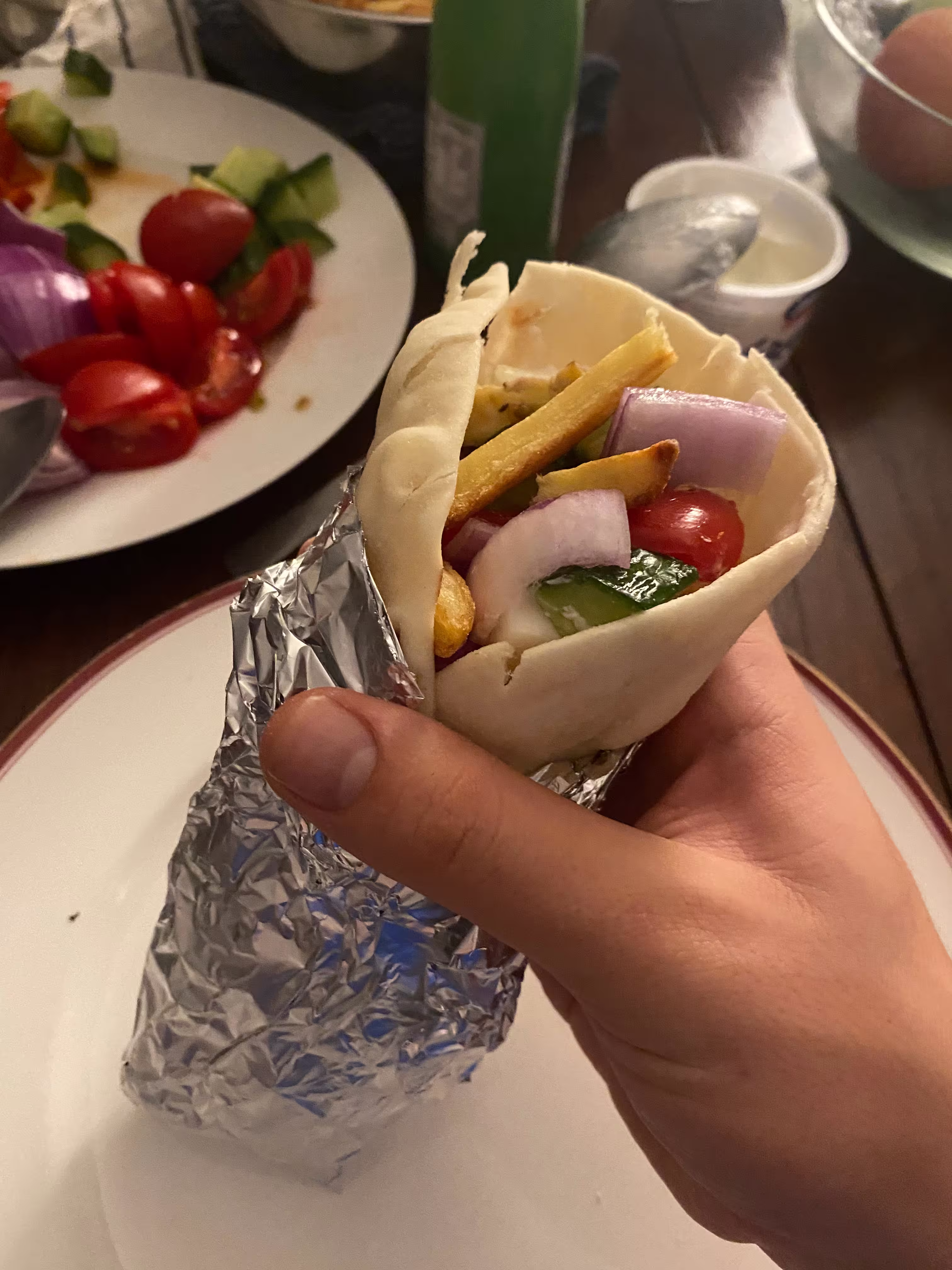 Photo of Halloumi Gyros