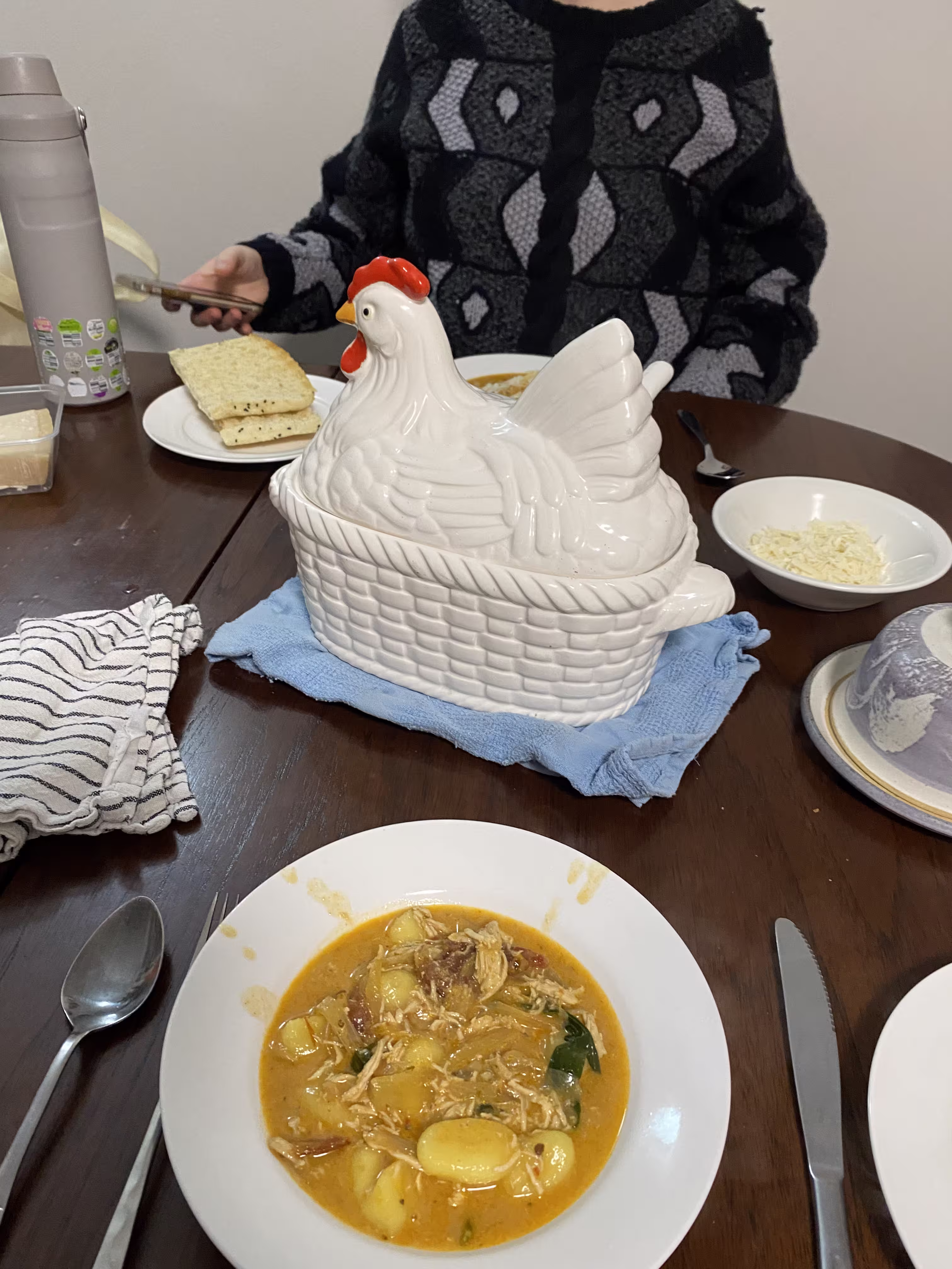 Photo of chicken gnocchi soup